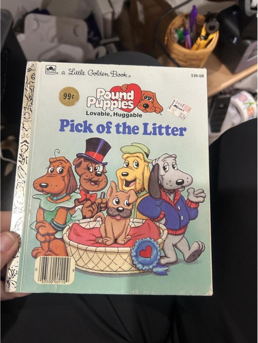 Pound Puppies “Pick of the Litter” Little Golden Book #poundpuppies #kidsbooks